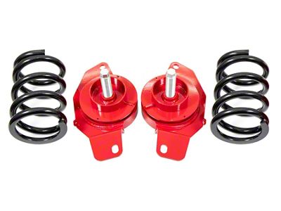 UMI Performance K-Member Upper Spring Mount Weight Jacks; 850 lb. Spring Rate; Red (82-92 Camaro w/ UMI K-Member)