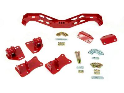UMI Performance LS/T56 Swap Kit; Red (70-74 Camaro)