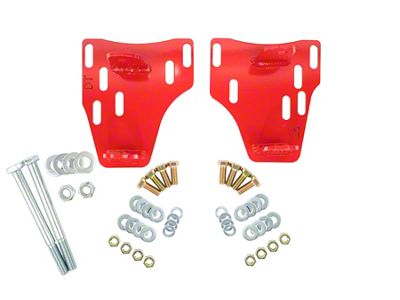 UMI Performance LSX Engine Mounts; Red (74-92 Camaro)