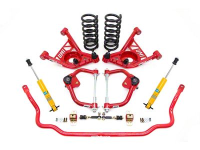 UMI Performance Non-Adjustable Street Front Handling Kit; Red (70-81 Camaro)