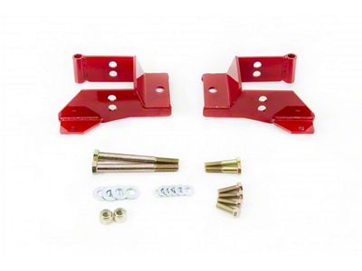 UMI Performance Rear Leaf Spring Front Mounts; Red (70-81 Camaro)