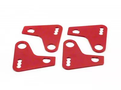 UMI Performance Rear Leaf Spring Traction Bars for 3/4-Inch Relocation; Red (70-81 Camaro)