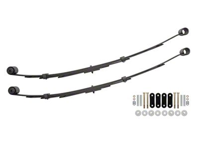 UMI Performance Rear Lowering Leaf Spring Kit; Delrin Bushings (70-81 Camaro)