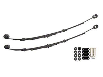 UMI Performance Rear Lowering Leaf Spring Kit; Poly Bushings (70-81 Camaro)