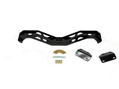 UMI Performance T56/T56 Magnum Transmission Crossmember; Black (70-74 Camaro)