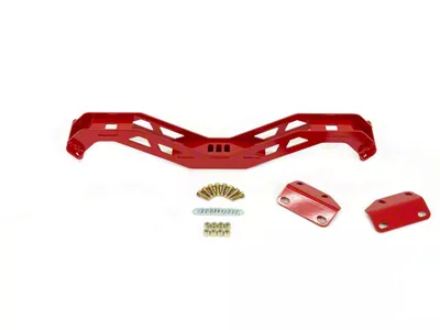 UMI Performance T56/T56 Magnum Transmission Crossmember; Red (70-74 Camaro)