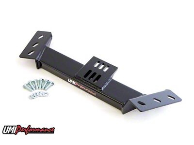 UMI Performance TH350/T5 Transmission Crossmember; Black (82-92 Camaro)