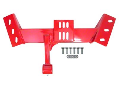 UMI Performance TH350/T5 Transmission Tunnel Mounted Torque Arm Mount; Red (82-92 Camaro)