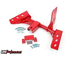 UMI Performance TH350 Transmission Torque Arm Relocation Kit; Red (82-92 Camaro)