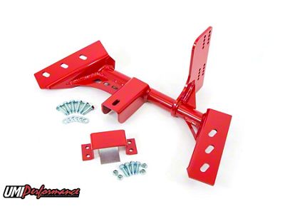 UMI Performance TH350 Transmission Torque Arm Relocation Kit; Red (82-92 Camaro)