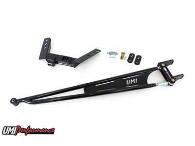 UMI Performance TH400 Transmission Tunnel Mounted Torque Arm; Black (82-92 Camaro)