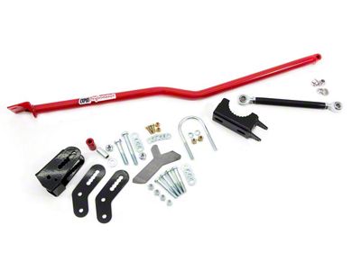 UMI Performance Competition Panhard Bar Lowering/Leveling Kit; Red (82-92 Camaro w/ Factory Axles)