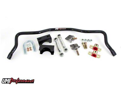 UMI Performance Drag Rear Sway Bar for 3-Inch Rear Axle Tubes; Black (82-92 Camaro)