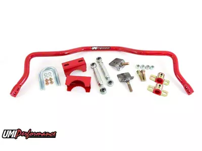 UMI Performance Drag Rear Sway Bar for 3.25-Inch Rear Axle Tubes; Red (82-92 Camaro)