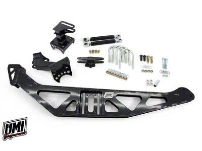 UMI Performance Fabricated Watts Link; Black (82-92 Camaro w/ 2.75-Inch Axle Diameter)