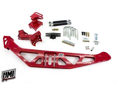 UMI Performance Fabricated Watts Link; Red (82-92 Camaro w/ 2.75-Inch Axle Diameter)