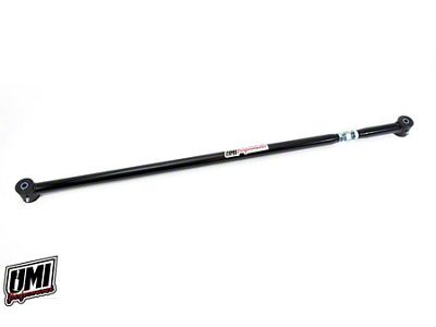 UMI Performance On-Car Adjustable Rear Panhard Bar; Poly Bushings; Black (82-92 Camaro)