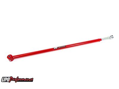 UMI Performance On-Car Adjustable Rear Panhard Bar; Red (82-92 Camaro)