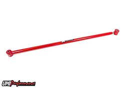 UMI Performance Single Adjustable Rear Panhard Bar; Poly Bushings; Red (82-92 Camaro)