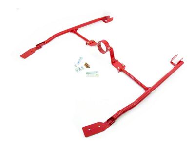 UMI Performance 3-Point Subframe Connector and Driveshaft Loop Kit; Red (93-02 Firebird Coupe)