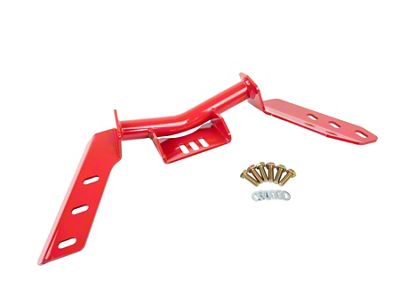 UMI Performance 4L60E Transmission Crossmember; Red (82-92 Firebird)