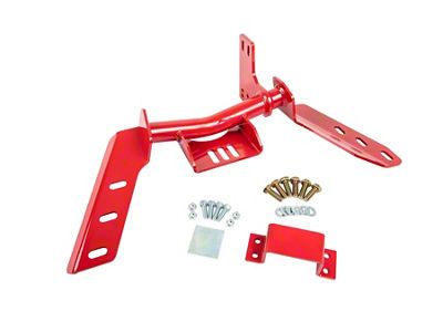 UMI Performance 4l60E Transmission Torque Arm Relocation Kit; Red (82-92 Firebird)
