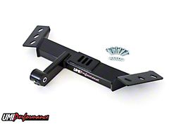 UMI Performance 700R4/T5 Transmission Tunnel Mounted Torque Arm Mount; Black (82-92 Firebird)