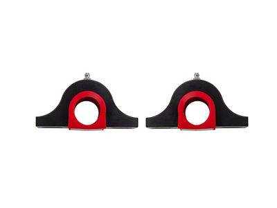 UMI Performance Billet Aluminum Front Sway Bar Mounts; 1-5/16-Inch; Red (93-02 Firebird)
