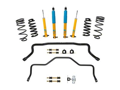 UMI Performance Bilstein Shock, Lowering Spring and Sway Bar Kit; Black (93-02 Firebird)