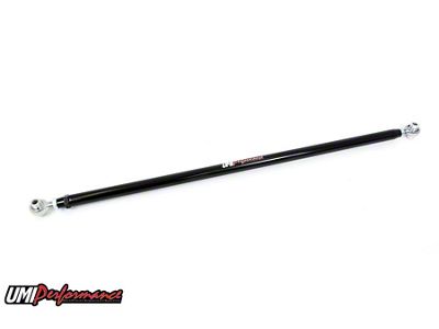 UMI Performance Double Adjustable Rear Panhard Bar; Mild Steel; Black (82-02 Firebird)