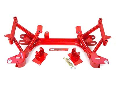 UMI Performance K-Member with SBC/BBC Motor Mounts; Red (93-02 Firebird)
