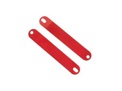 UMI Performance K-Member Upper Coil-Over Brackets; Red (82-92 Firebird w/ UMI K-Member)
