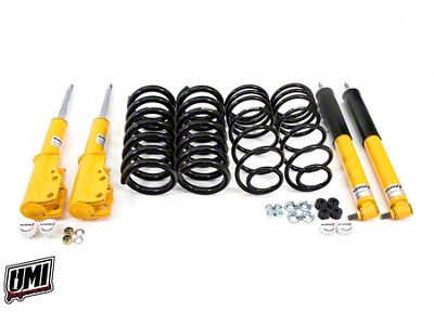 UMI Performance Koni Sport On-Car Adjustable Lowering Spring and Shock Kit (82-92 Firebird)