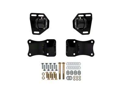 UMI Performance LS Swap Engine Mounts; Black (70-74 Firebird)