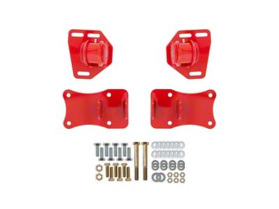 UMI Performance LS Swap Engine Mounts; Red (70-74 Firebird)