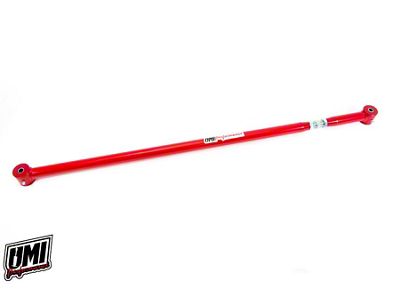 UMI Performance On-Car Adjustable Rear Panhard Bar; Poly Bushings; Red (82-02 Firebird)