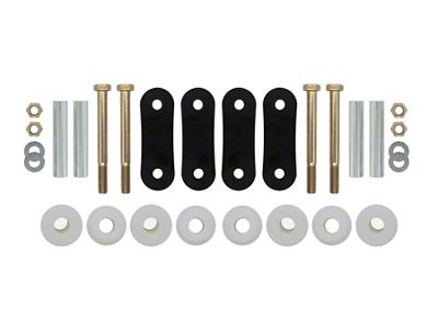 UMI Performance Rear Leaf Spring Shackle Kit; Delrin Bushings (70-81 Firebird)