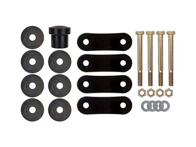 UMI Performance Rear Leaf Spring Shackle Kit; Poly Bushings (70-81 Firebird)