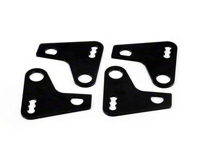 UMI Performance Rear Leaf Spring Traction Bars for 3/4-Inch Relocation; Black (70-81 Firebird)