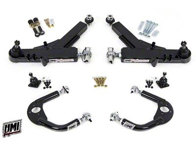 UMI Performance Road Race Front A-Arm Kit; Black (93-02 Firebird)