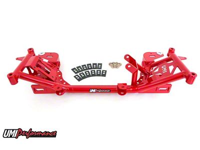 UMI Performance Road Race K-Member with LT1 Motor Mounts; Red (93-97 Firebird)