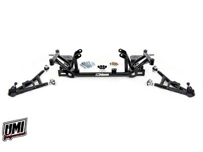 UMI Performance Stage 1 Drag Front End Handling Suspension Package; Black (98-02 5.7L Firebird)