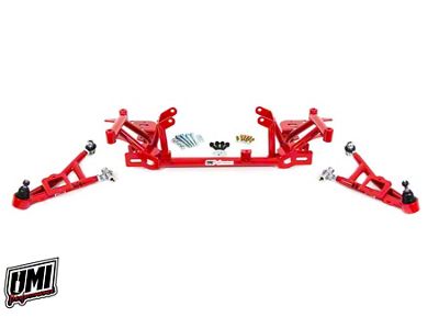 UMI Performance Stage 1 Drag Front End Handling Suspension Package; Red (98-02 5.7L Firebird)