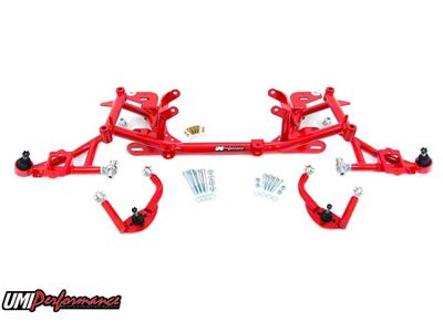 UMI Performance Stage 3 Drag Front End Handling Suspension Package; Red (93-97 5.7L Firebird)