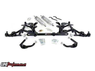 UMI Performance Stage 5 Drag Front End Handling Suspension Package; Black (98-02 5.7L Firebird)