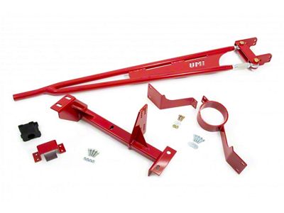 UMI Performance Torque Arm, Relocation and Driveshaft Loop Combo Kit; Red (98-02 Firebird w/ Manual Transmission)
