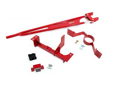 UMI Performance Torque Arm, Relocation and Driveshaft Loop Combo Kit; Red (98-02 Firebird w/ Automatic Transmission)