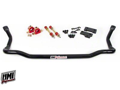 UMI Performance Tubular Front Sway Bar; Black (82-92 Firebird)