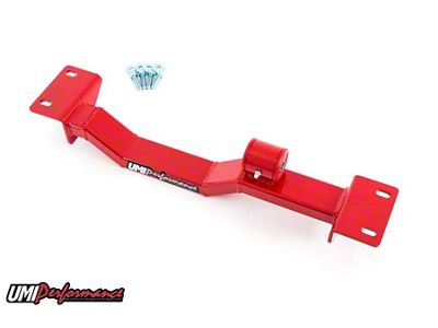 UMI Performance Tunnel Brace Mount for Long Tube Headers; Red (93-02 Firebird)