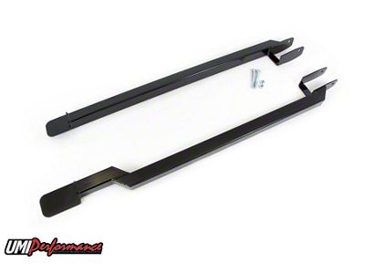 UMI Performance Weld-In Boxed Subframe Connectors; Black (93-02 Firebird Coupe)